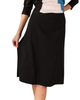 Seashells Black A Line Swim Skirt 29