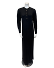 The Star Story 10-888 Dollies Black Modal Button Down Nightgown Myselflingerie.com