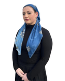 TYED Denim Heart Adjustable Pre-tied Bandanna with Velvet Grip Myselflingerie.com