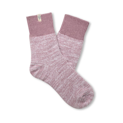 UGG 1153340 Shadow Rib Knit Slouchy Quarter Socks Myselflingerie.com