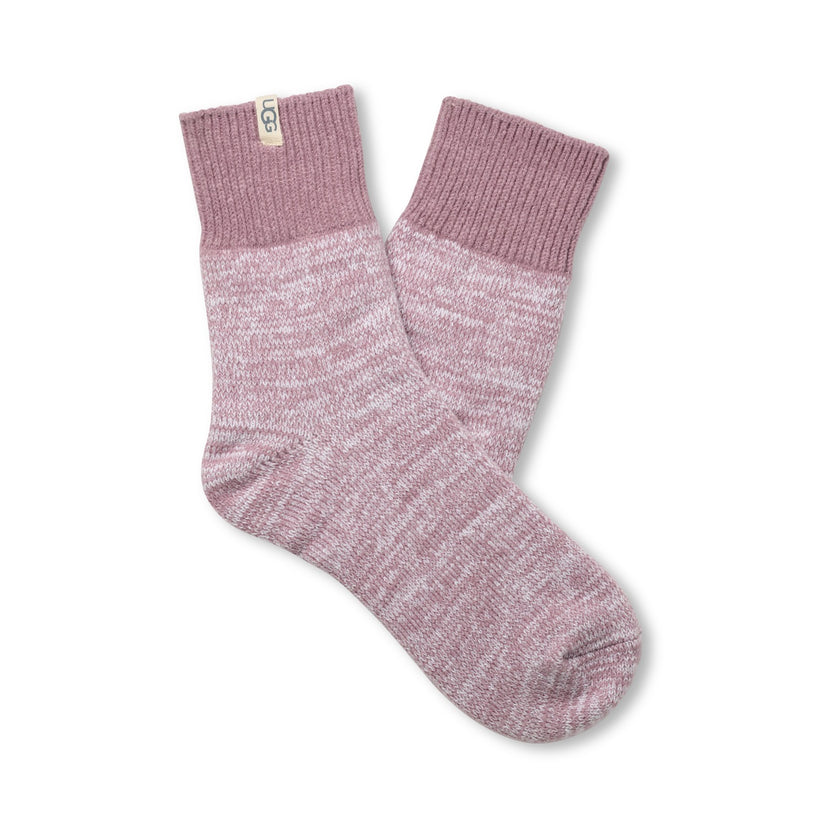 UGG 1153340 Shadow Rib Knit Slouchy Quarter Socks Myselflingerie.com