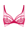 Simone Perele 1G2319 Cranberry Romance Plunge Underwire Bra Myselflingerie.com