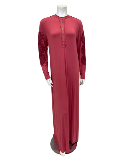 The Star Story 10-888 Dollies Berry Modal Button Down Nightgown Myselflingerie.com