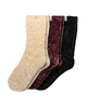 UGG 1123776 Cream/Wild Grape/Black Leda Sparkle 3 Pack Socks Gift Set Myselflingerie.com