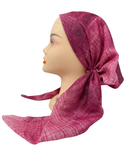 It's Younique Pink Ombre Shimmer Pre-Tied Bandanna with Velvet Grip