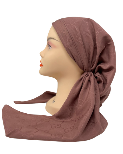 It's Younique PP-GUC-RO Rose Pink Gucci Inspired Pre-Tied Bandanna with Velvet Grip Myselflingerie.com