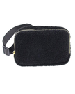 MaviBandz 8127 Varsity Collection Black Sherpa Fanny Waist Pack Belt Bag Myselflingerie.com