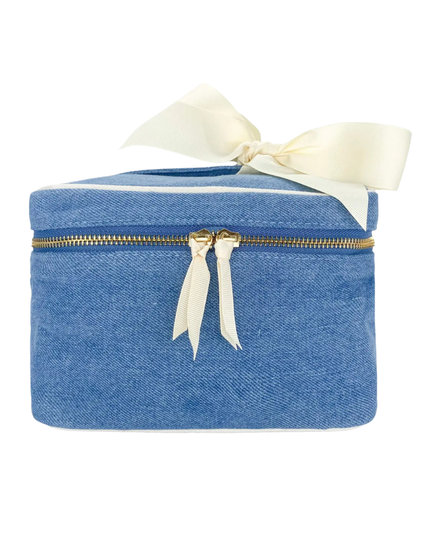 Bag All 7425 Denim My Makeup Cosmetic Box Myselflingerie.com