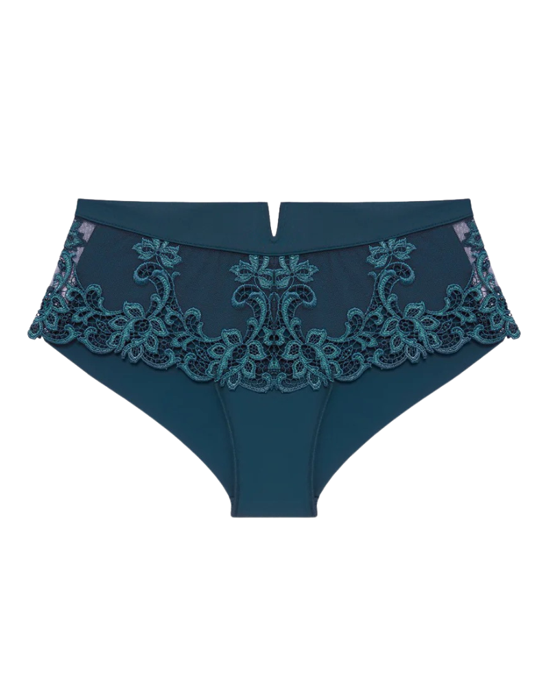 Simone Perele 15C630 Prestige Blue Saga Boyshort Panty Myselflingerie.com