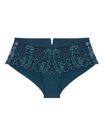 Simone Perele 15C630 Prestige Blue Saga Boyshort Panty Myselflingerie.com