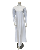 The Star Story Royal Scroll White Modal Button Down Nightgown