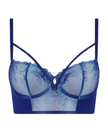 Chantelle Pulp C22BK6 Navy Gradient Spice Lace Bustier Myselflingerie.com