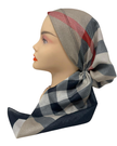 It's Younique Shimmer Burberry Inspired Pre-Tied Bandanna with Velvet Grip