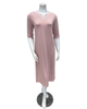 Oh! Zuza M4508 Dusty Pink Modest V Modal Nightshirt Myselflingerie.com
