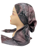 PP-WA-TP Taupe Watercolor Pre-Tied Bandanna with Velvet Grip