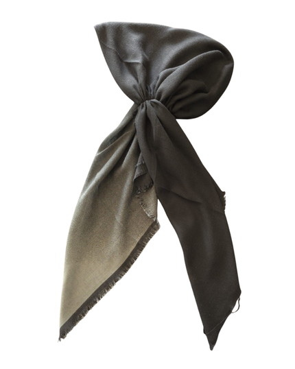 Revaz HS652S Olive Ombre Adjustable Pre-Tied Bandanna with Velvet Grip Myselflingerie.com