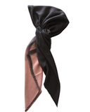 HS652A/D Black/Tan Ombre Adjustable Pre-Tied Bandanna with Velvet Grip