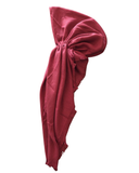 Revaz Burgundy Shimmer Adjustable Pre-Tied Bandanna with Velvet Grip