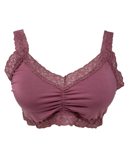 SHE SL312 Mesa Rose Iconic Lace Modal Bralette Myselflingerie.com