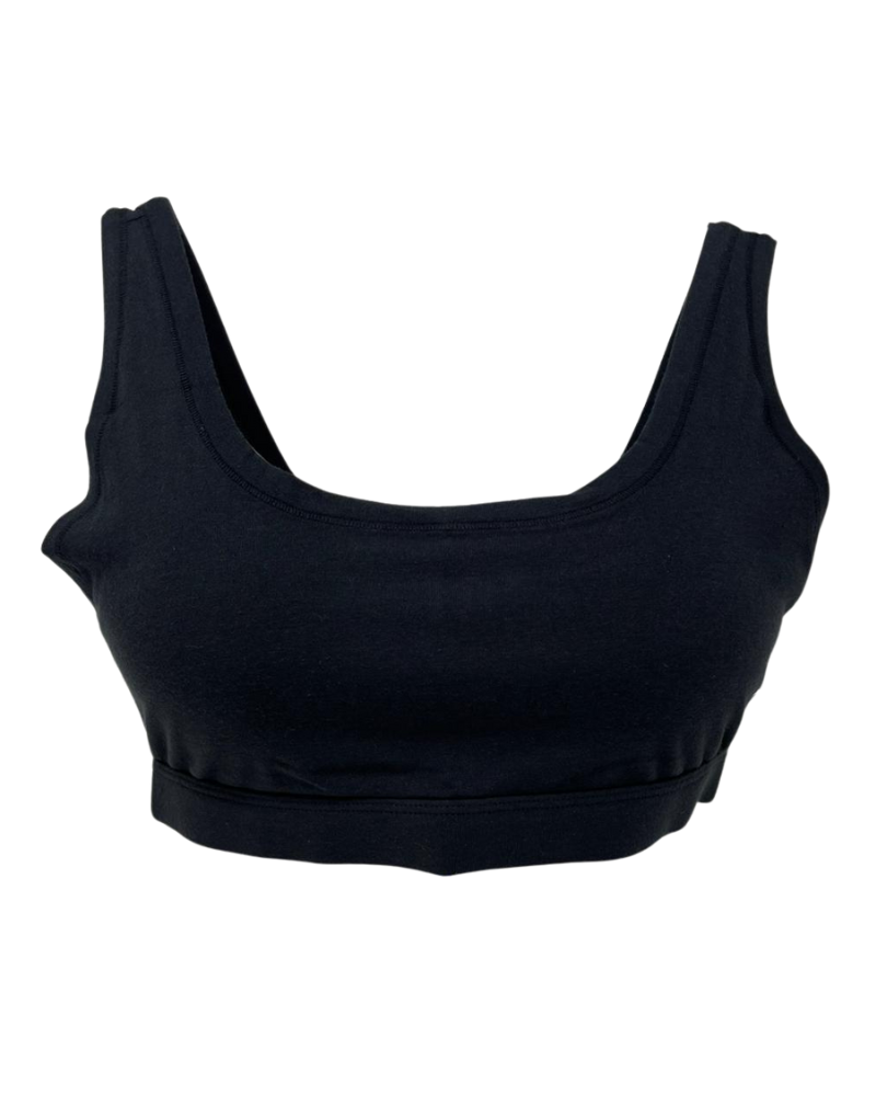 Polo by Ralph Lauren 4P0498-R3004 Onyx Cotton Blend Bralette Myselflingerie.com