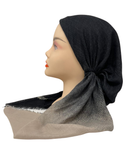 HS652SF Seafoam Ombre Adjustable Pre-Tied Bandanna with Velvet Grip