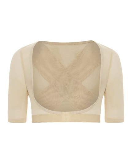 Gemsli SW112 Beige Firm Posture Support Open Bust Arm Shaper Myselflingerie.com
