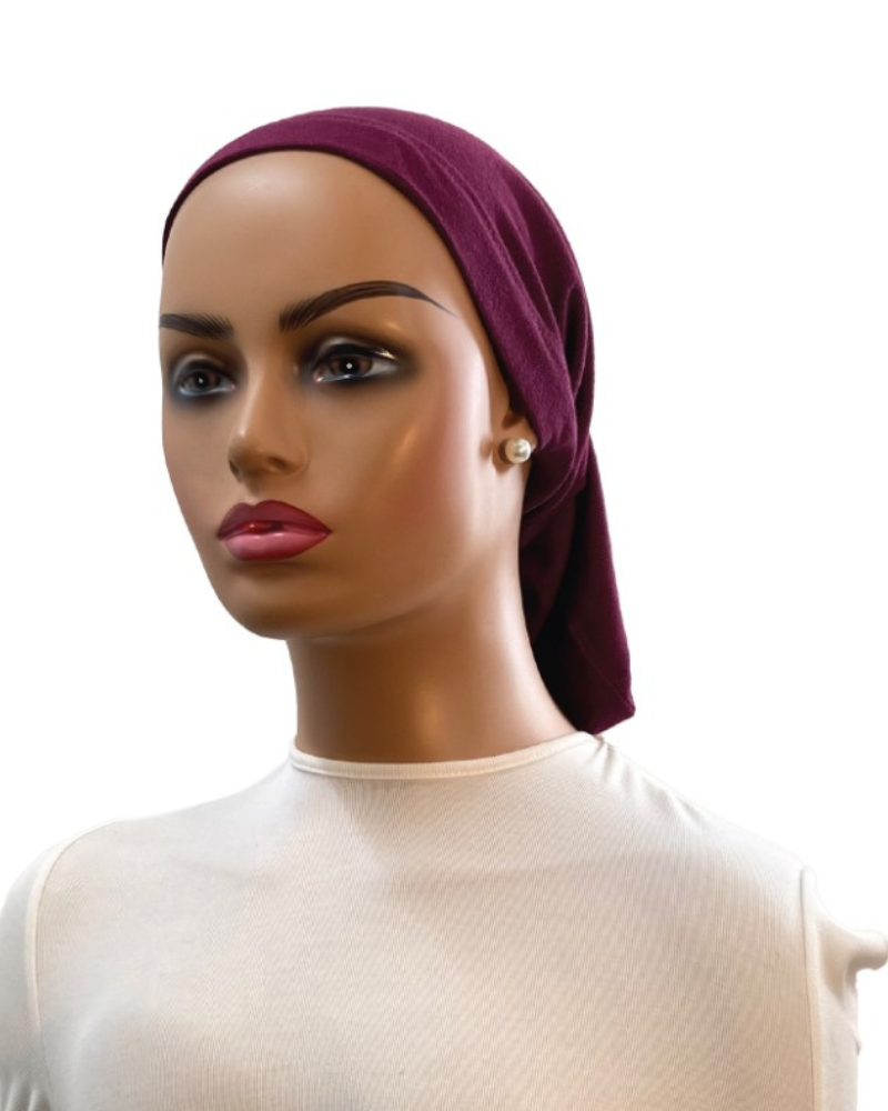 Ahead BN2611 Wine Denim Superior Adjustable Beanie Myselflingerie.com