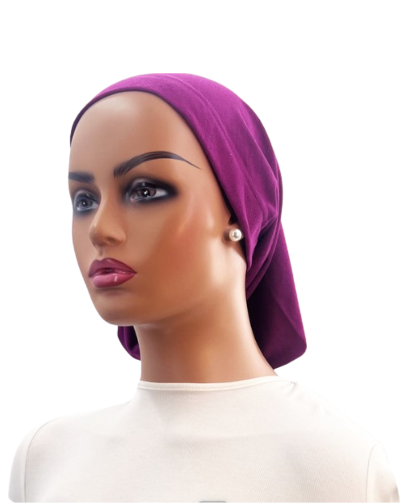 Ahead BN2611 Magenta Denim Superior Adjustable Beanie Myselflingerie.com