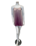114 Orchid Blend Or Chiffon Accordion Pleated Chemise