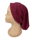 C. Bird CB100 Burgundy Terry Beanie Snood Myselflingerie.com