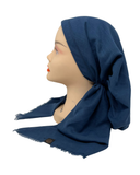 SP309A-DN Denim Adjustable Pre-Tied Open Back Bandanna