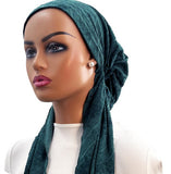 P2573 Green Adolfo Classic Fit Pre-Tied Bandanna