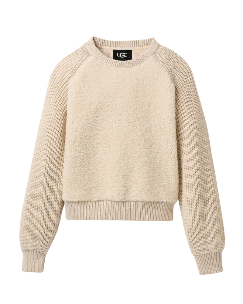 UGG 1171486 Cream Zayla ChateauKnit Pull on Sweater Myselflingerie.com