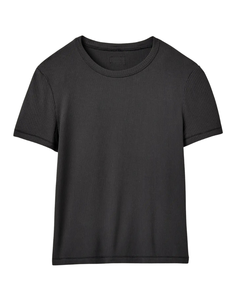 UGG 1167362 Ink Miriam Short Sleeve Rib Lounge Top Myselflingerie.com