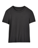 1167362 Ink Miriam Short Sleeve Rib Lounge Top