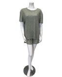 SLBST-OLV Olive Heather Shorts Pajamas Set