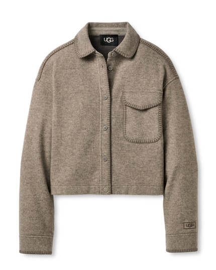 UGG 1172213 Grey Heather Toria Jacket Myselflingerie.com