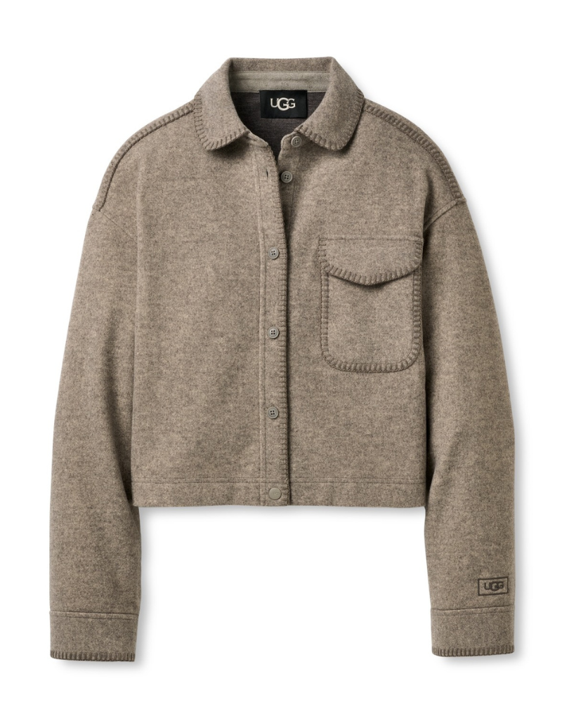 UGG 1172213 Grey Heather Toria Jacket Myselflingerie.com