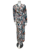 Oh! Zuza 4530 Floral Ribbed Modal Morning Robe Myselflingerie.com