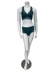 Fleurt 612 + 606 Evergreen Belle Epoque Bralette & Panty Set Myselflingerie.com