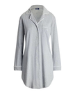 Polo by Ralph Lauren 4P0230-R3202 Heather Grey Cotton Blend Nightshirt Myselflingerie.com
