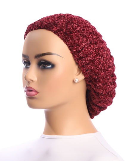 Lucy & Olivia LCOLCNSNBLG Logo Dusty Rose with Lurex Lined Chenille Myselflingerie.com