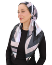 Scarf Bar Earthy Pucci Inspired Classic Pre-Tied Bandanna with Velvet Grip Myselflingerie.com