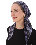 Midnight Butterfly Square Scarf