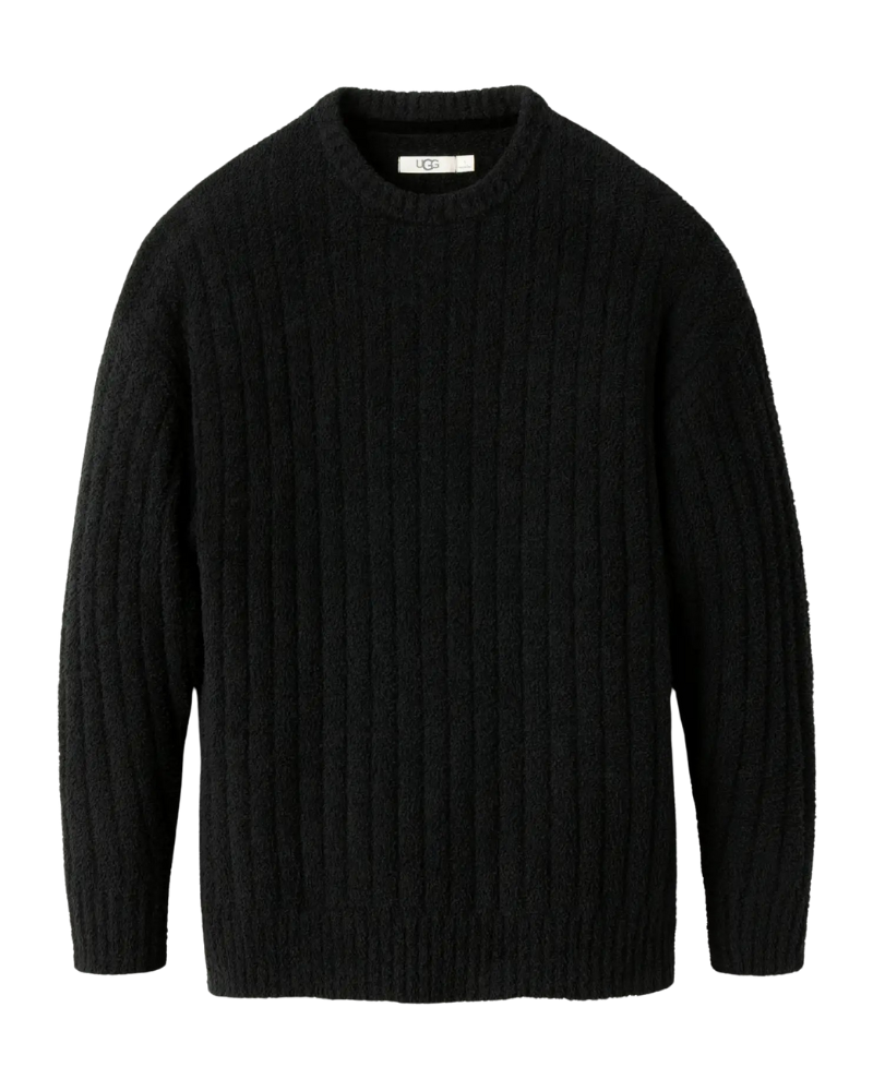 UGG 1163151 Black Ribbed Riz Top Myselflingerie.com