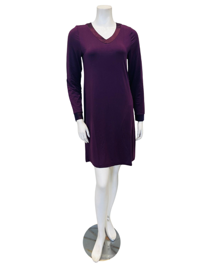 Fleur't 639 Vino Modest Nightshirt with Shelf Bra Myselflingerie.com