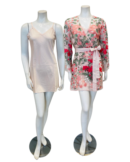 Rya Collection 195 + 1000 Bouquet Chemise & Wrap Set Myselflingerie.com