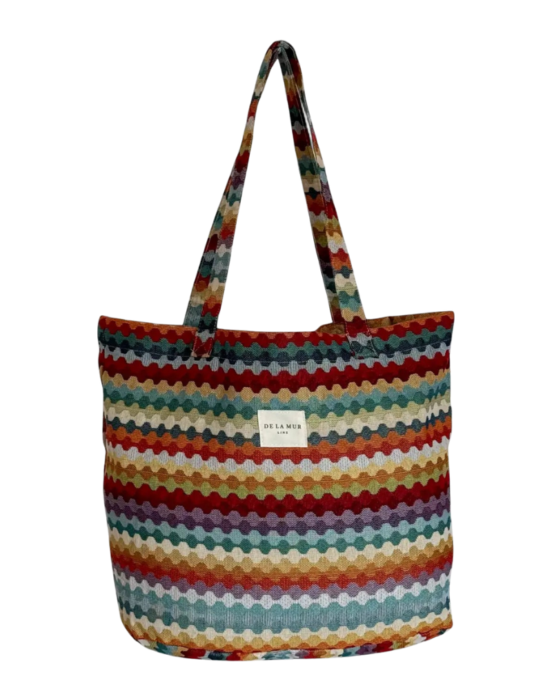 De La Mur BOSGRITZO Multicolor Ritzo Large Tote Bag Myselflingerie.com