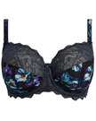 FL101501MIH Lucia Midnight Floral Underwire Bra
