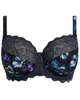 FL101501MIH Lucia Midnight Floral Underwire Bra